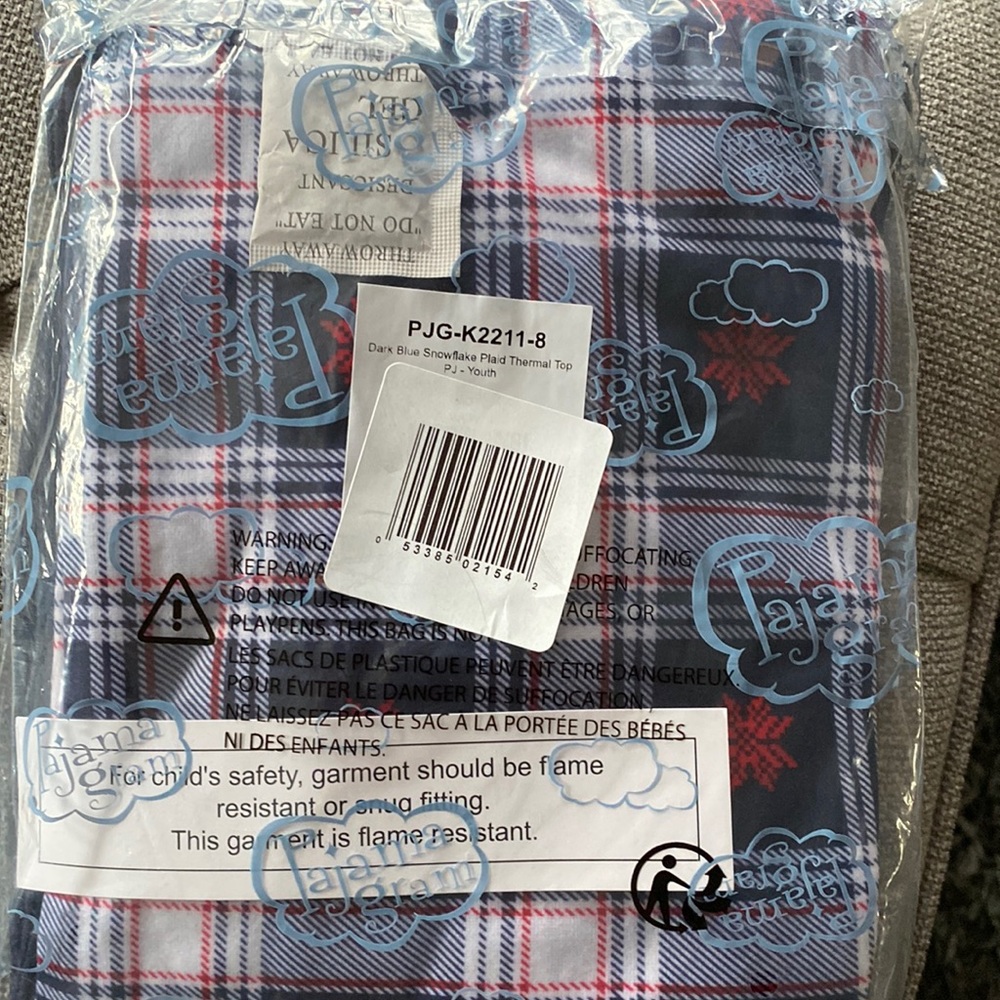 Boys pajamas youth 12 - 14